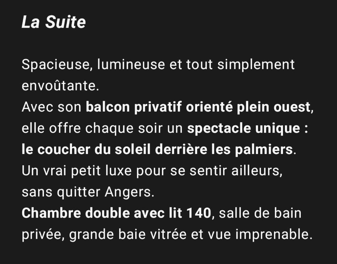 "Chez Lyly Et Juju" Piscine&Sauna Calme 3Chambres 앙제 객실 사진